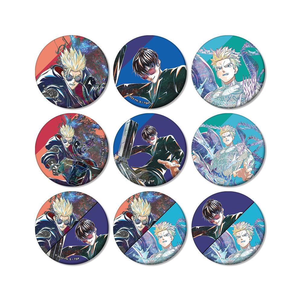 TRIGUN STAMPEDE』トレーディング Ani-Art 第2弾 マット缶バッジ