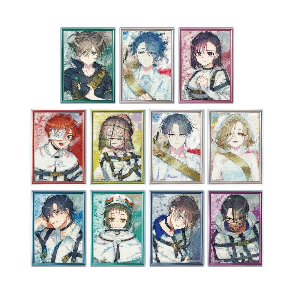 『MILGRAM -ミルグラム-』トレーディング grunge CANVAS アクリルカード(単位/BOX)