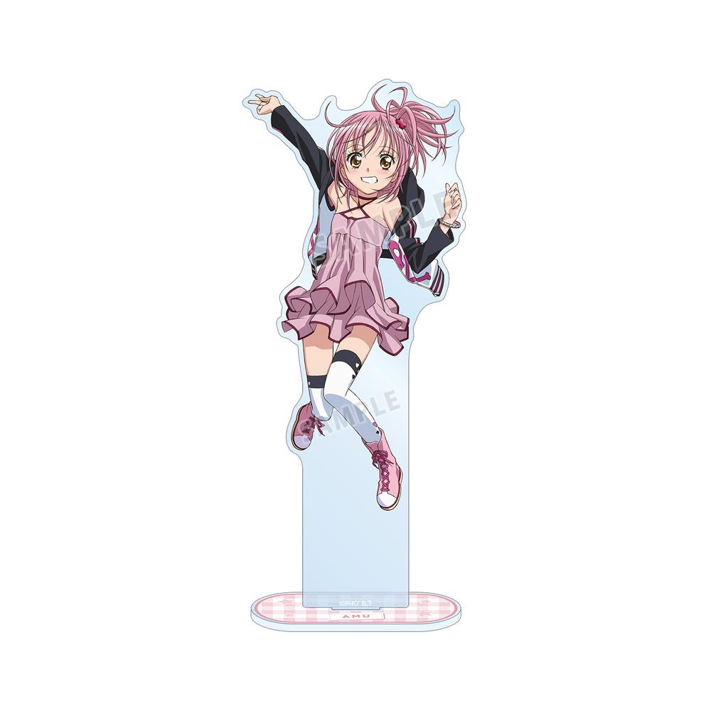 しゅごキャラ　日奈森あむ　制服　キャラなり　BIGアクリルスタンド　夢ノ内 しゅごキャラ 日奈森あむ 制服 キャラなり BIGアクリルスタンド