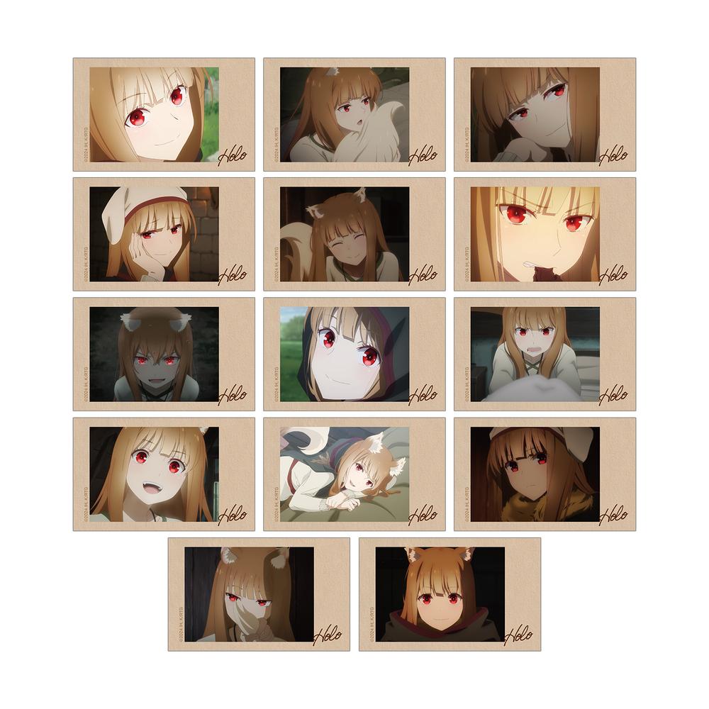 『狼と香辛料 MERCHANT MEETS THE WISE WOLF』トレーディング ホロ 場面写インスタントカメラ風イラストカード(単位/BOX)