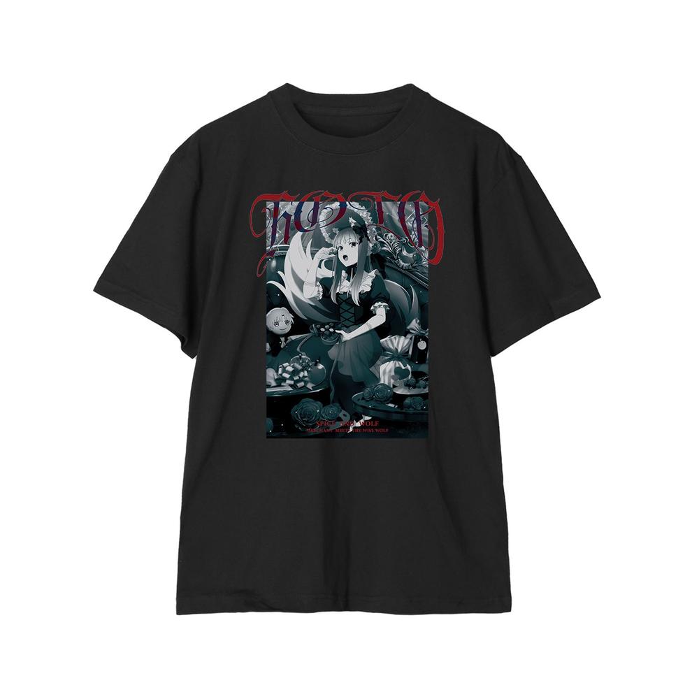 『狼と香辛料 MERCHANT MEETS THE WISE WOLF』ホロと巡る四季の物語: 「バレンタイン」ビジュアル Tシャツレディース【202603再販】