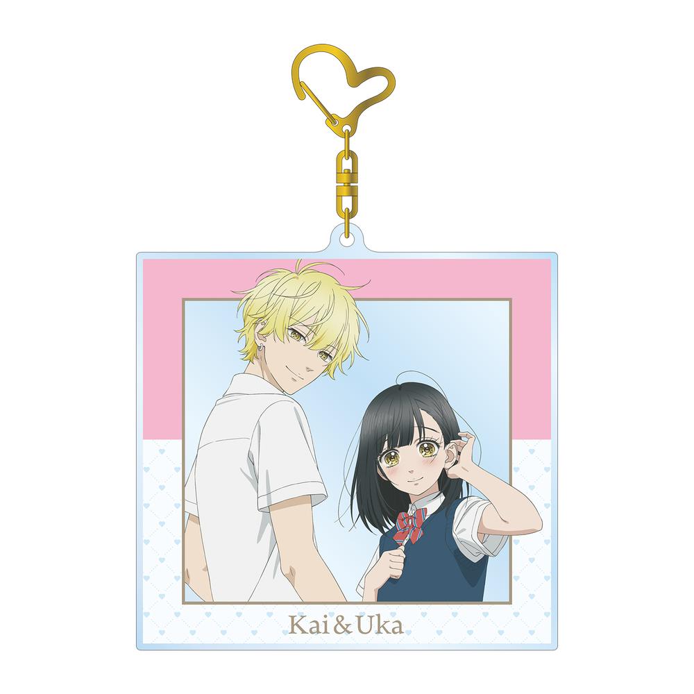 アニメバコ 限定 ハニーレモンソーダ 三浦界 石森羽花 アクリルキーホルダー アニメバコ 限定 ハニーレモンソーダ 三浦界 石森羽花 アクリル