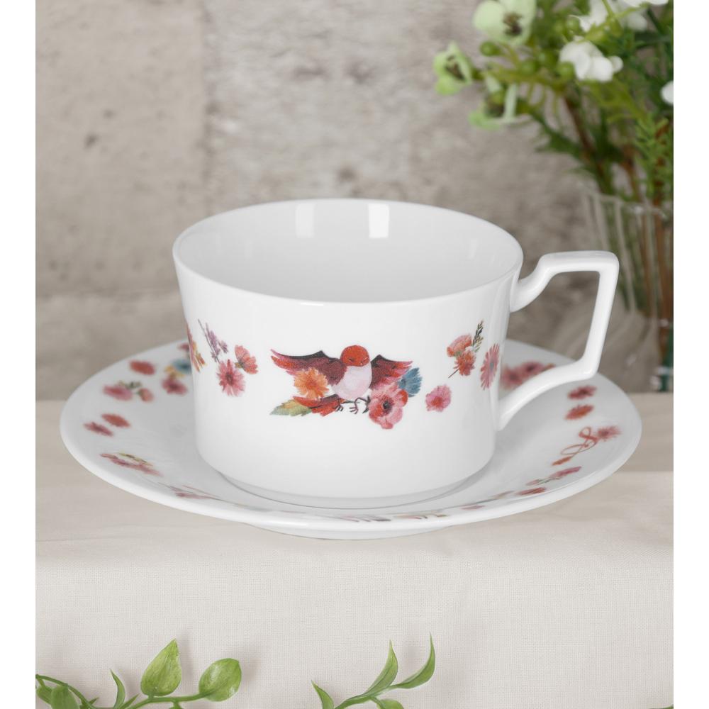 『黒子のバスケ』ノリタケコラボ 赤司征十郎 フラワーバードデザイン カップ&ソーサー