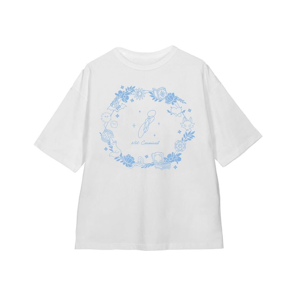 『NU: カーニバル』モチーフ柄 BIGシルエットTシャツユニセックス【202603再販】