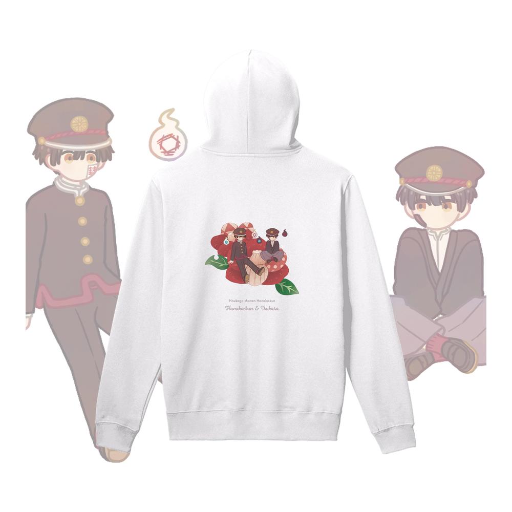 『ショート放課後少年花子くん』花子くん&つかさ Botania バックプリントパーカーレディース【202512再販】