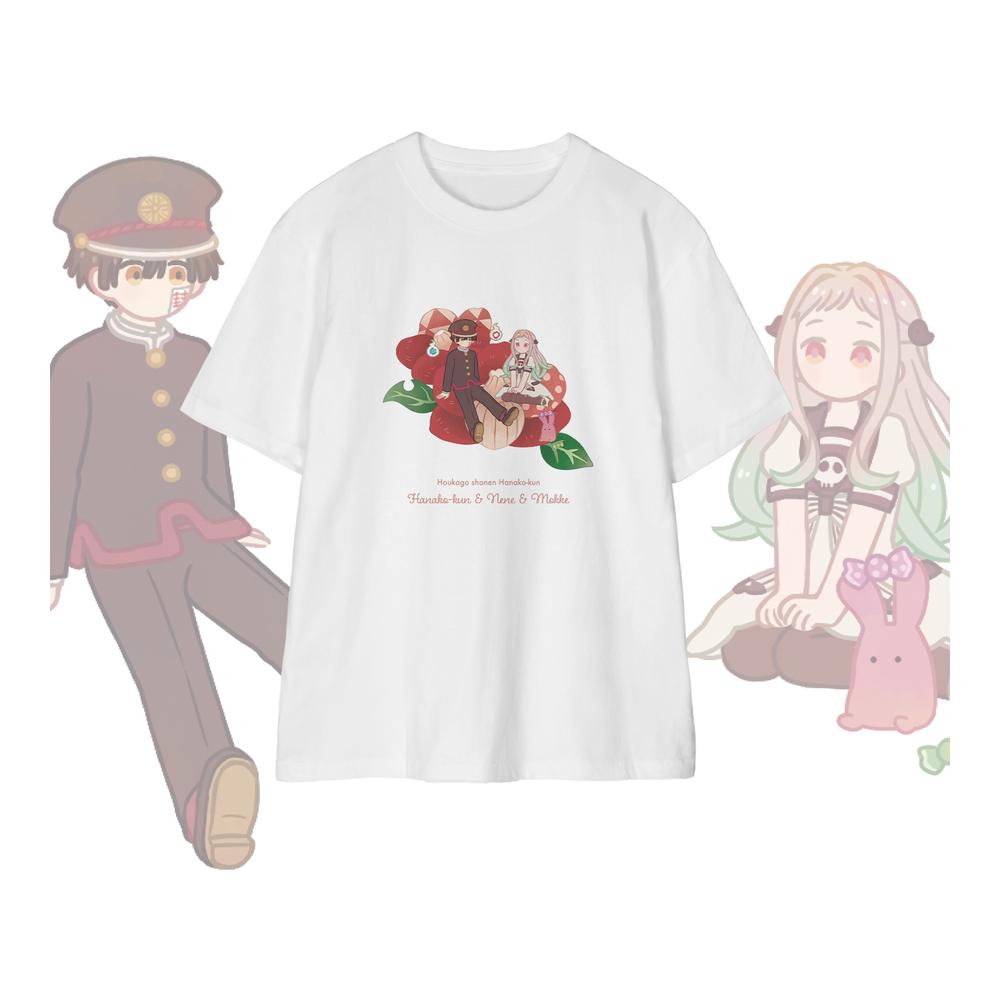 『ショート放課後少年花子くん』花子くん&八尋寧々&もっけ Botania Tシャツレディース【202512再販】