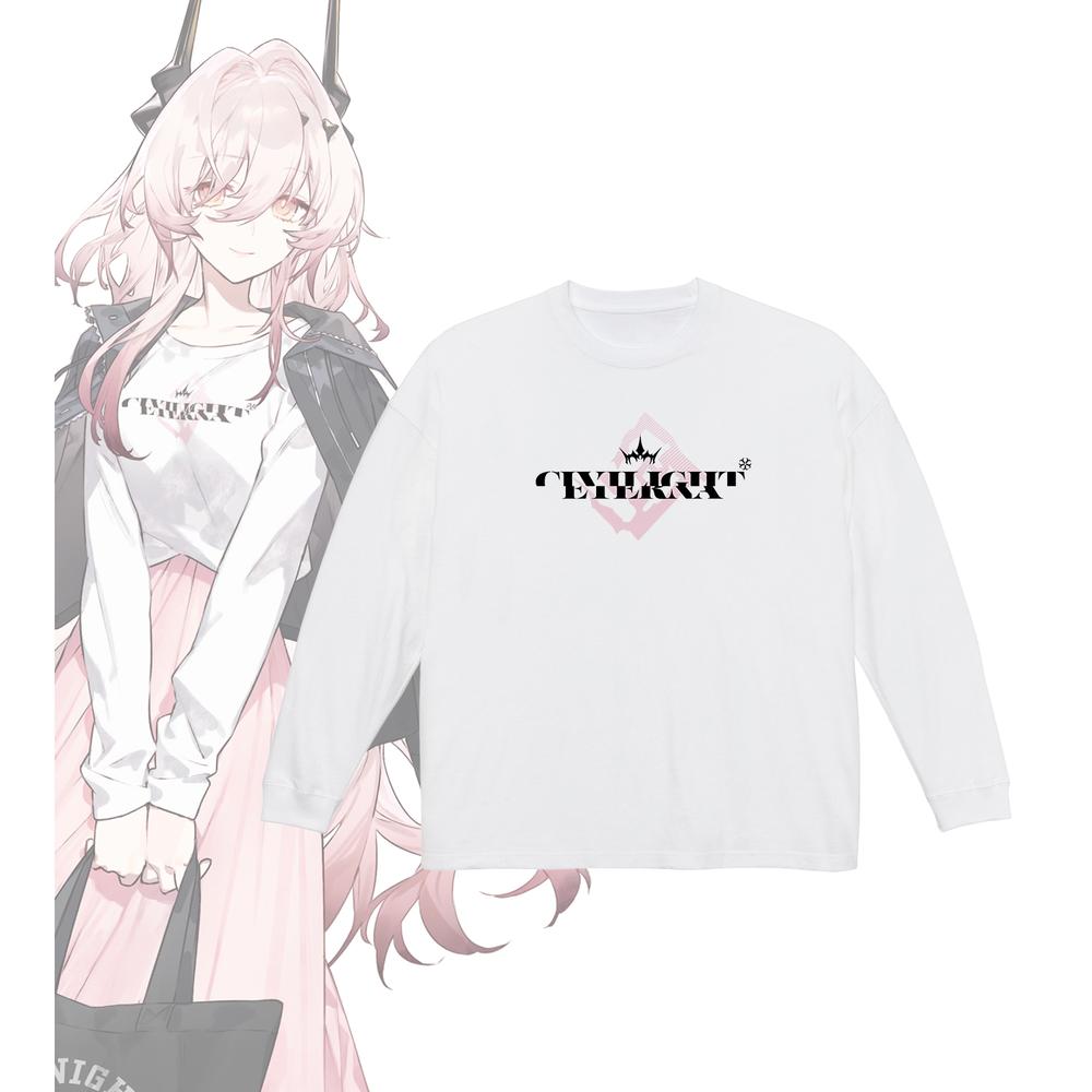 『アークナイツ』シヴィライト・エテルナ ショッピングver. 着用BIGシルエットロングTシャツユニセックス