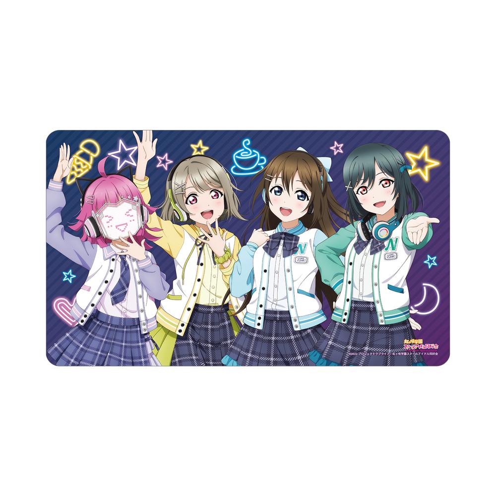『ラブライブ!虹ヶ咲学園スクールアイドル同好会』描き下ろし 1年生 ミラクル STAY TUNE! マルチデスクマット