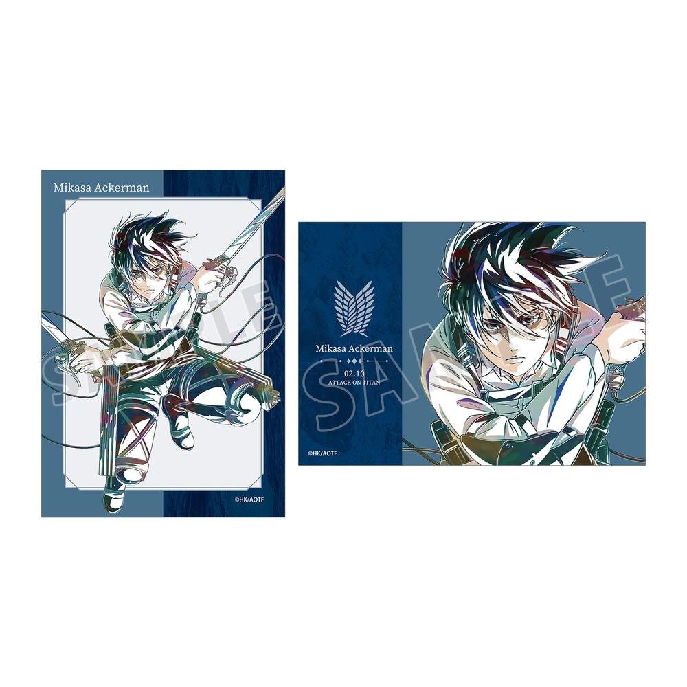 進撃の巨人』ミカサ イラストカード2枚セット - Anime Store.JP