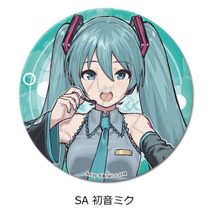 『初音ミク&ピアプロキャラクターズ』丸型缶バッジ(76mm)【BOX】