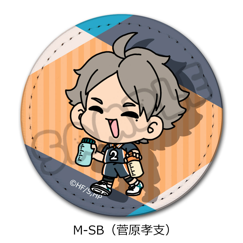 『ハイキュー!!』みんなmochocho化大作戦! 第2弾 レザーバッジ M-SB 菅原孝支 – Anime Store JP（アニメストア.JP）