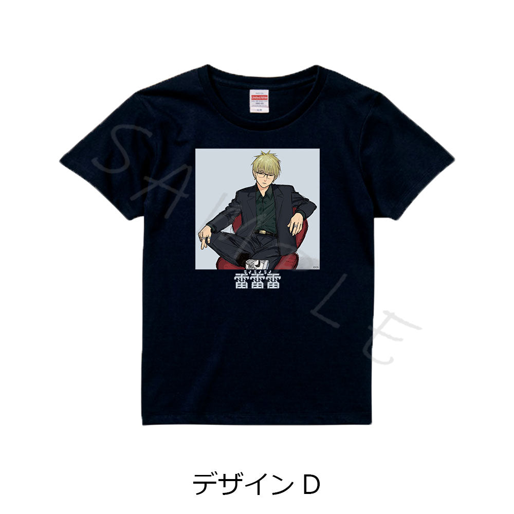 『雷雷雷』TシャツD ブラック Mサイズ