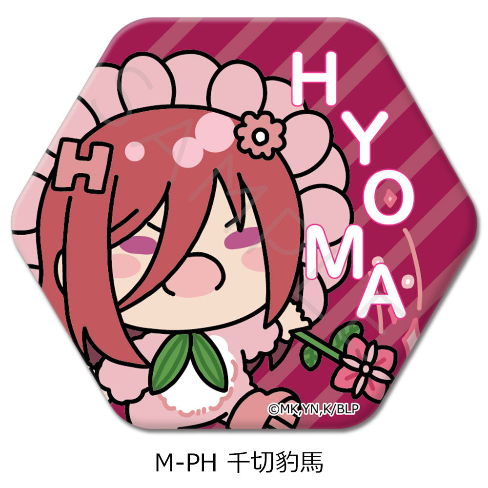 ブルーロック』第8弾 六角形缶バッジ M-PH 千切豹馬 – Anime
