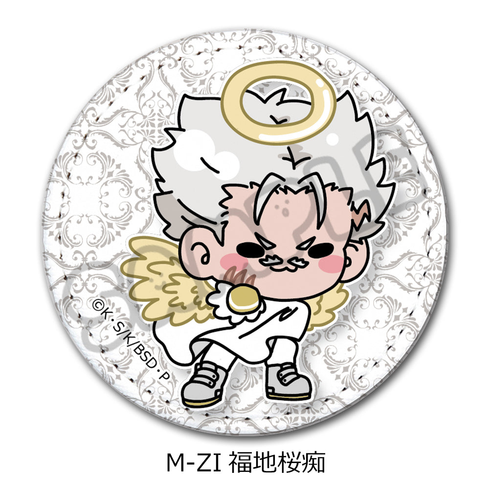 『文豪ストレイドッグス』第6弾 レザーバッジ(丸形) Mocho-ZI 福地桜痴