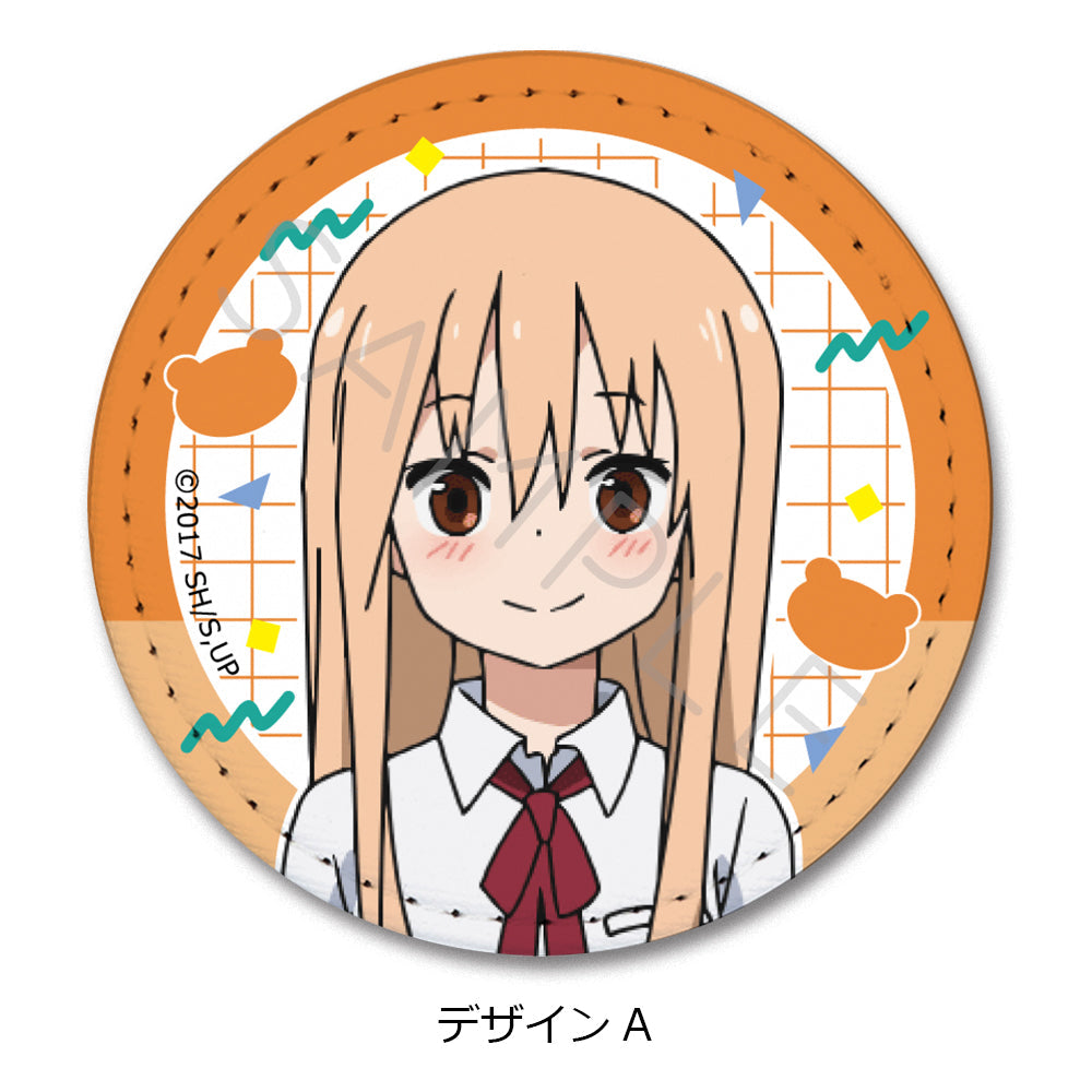 『干物妹!うまるちゃんR』レザーバッジ(丸形) デザインA