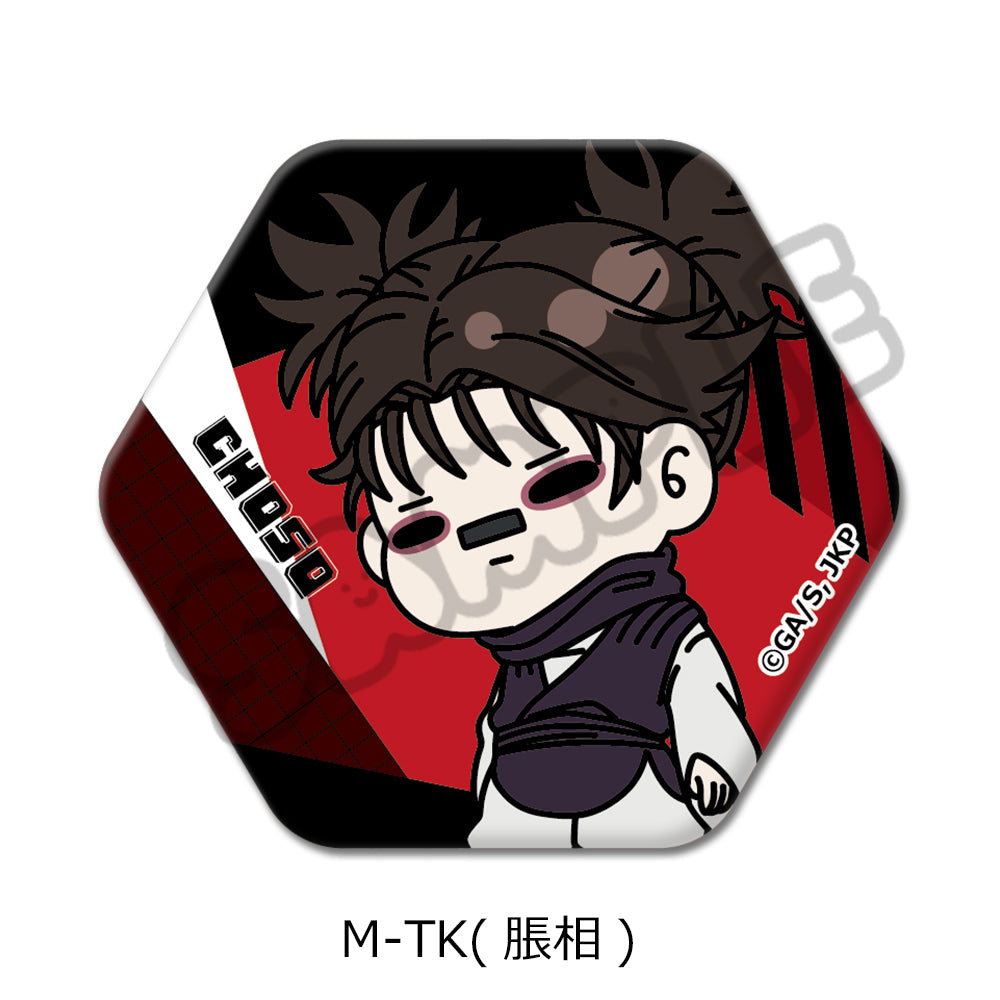 呪術廻戦 2期』第6弾 レザーバッジ(丸形) M-TK 脹相 – Anime