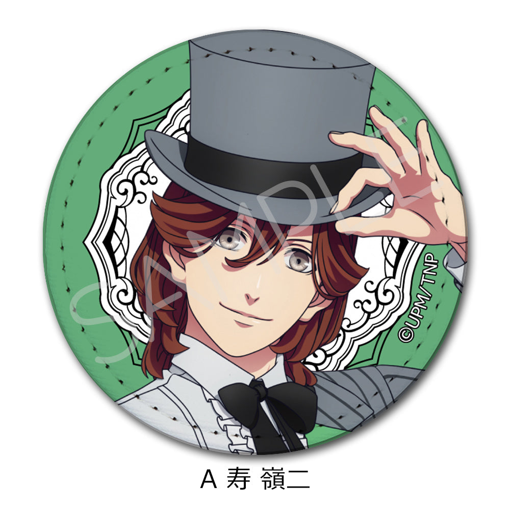 『うたの☆プリンスさまっ♪ TABOO NIGHT XXXX』レザーバッジ(丸形) A 寿嶺二