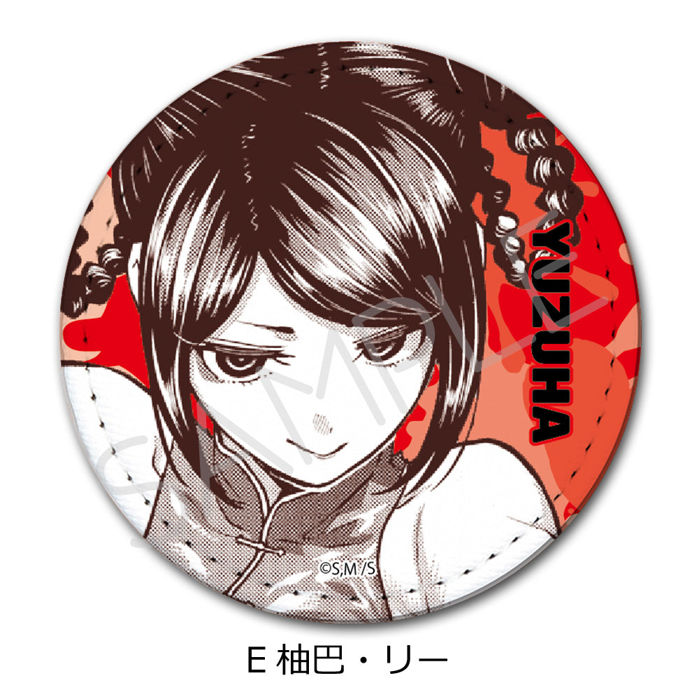『一勝千金』レザーバッジ E 柚巴・リー