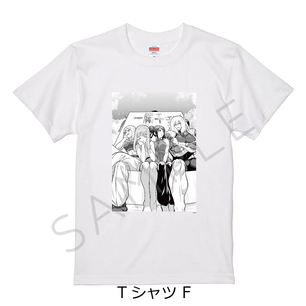 『一勝千金』Tシャツ F 集合2 ホワイト Mサイズ