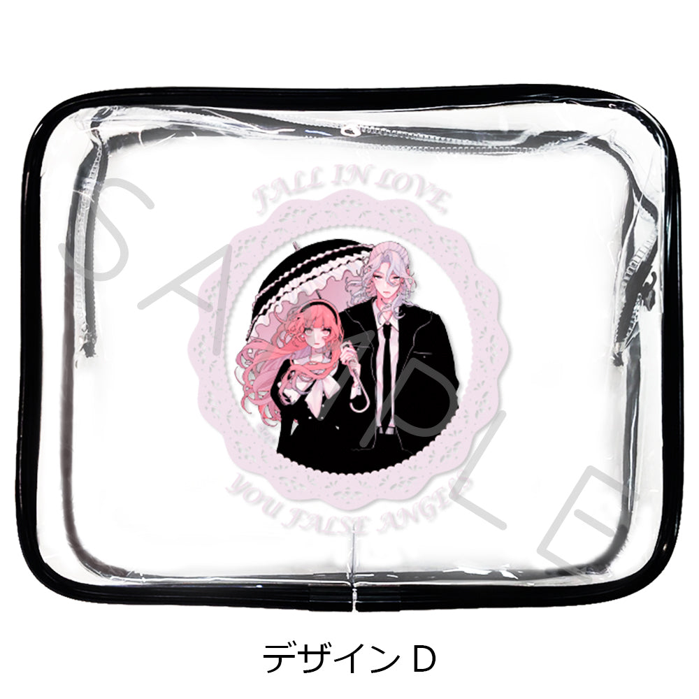 『恋せよまやかし天使ども』クリアポーチ デザインD