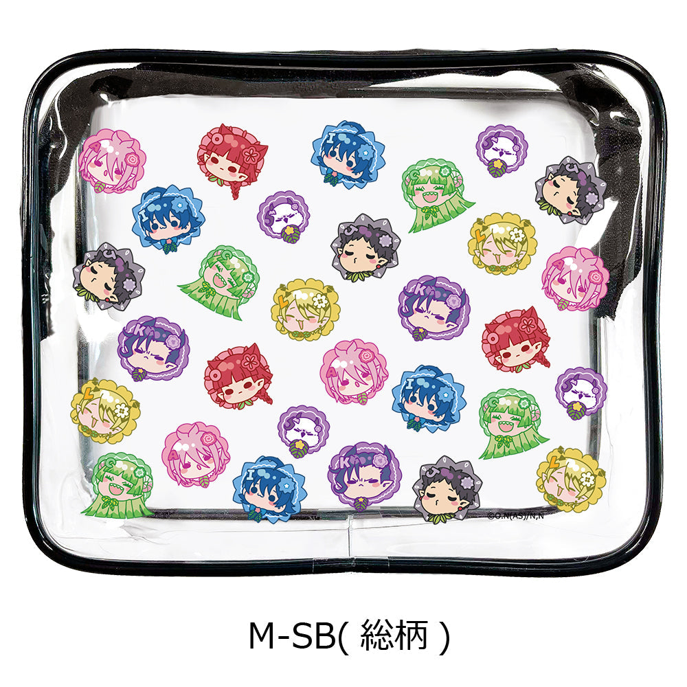 『魔入りました!入間くん』第2弾 クリアポーチ M-SB 総柄