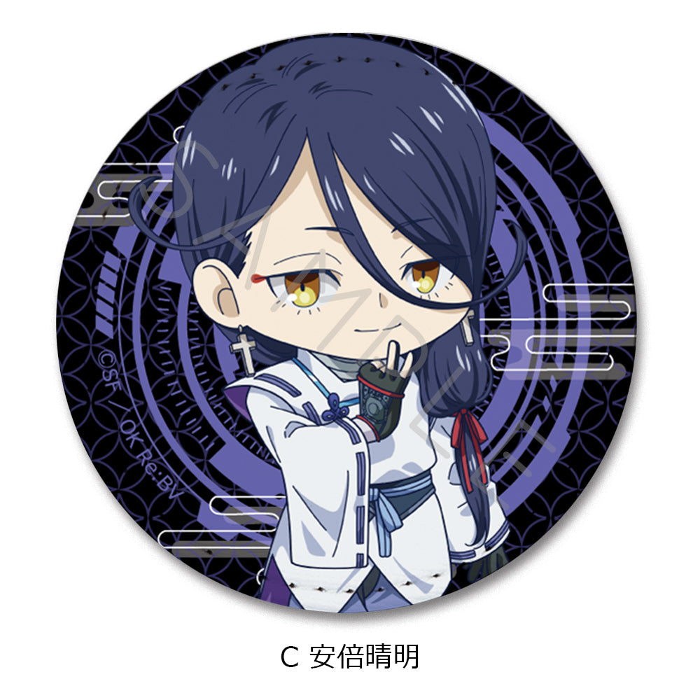 『陰陽廻天 Re:バース』レザーバッジ(丸形) C 安倍晴明