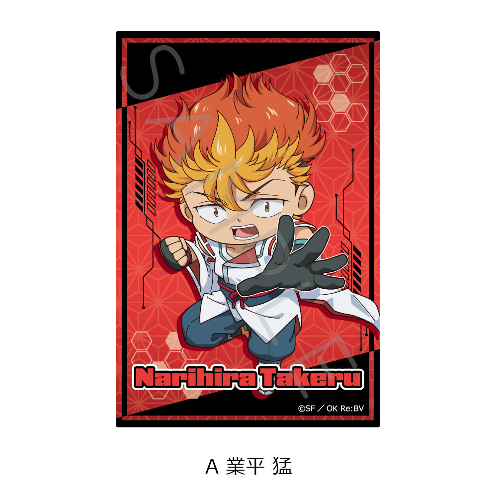 『陰陽廻天 Re:バース』クリアダイカットステッカー A 業平猛