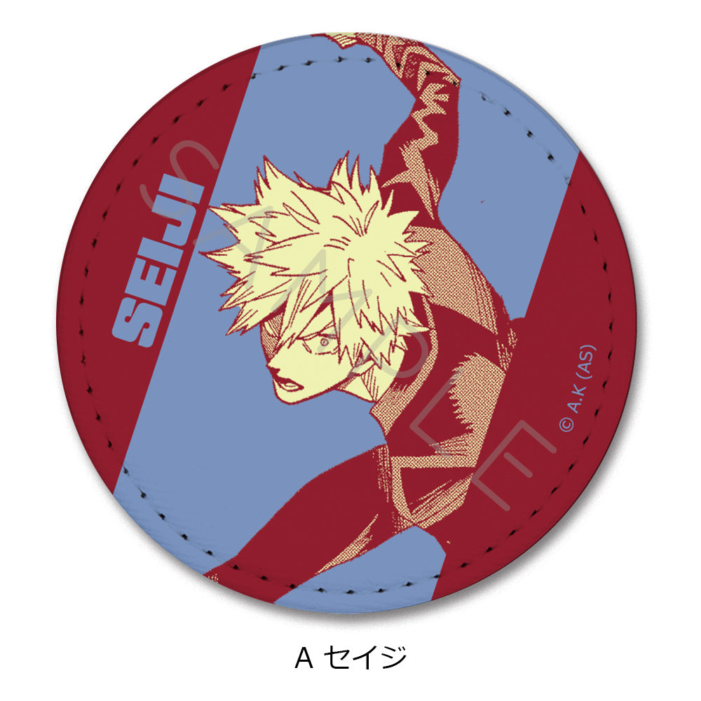 『冥王の柘榴』レザーバッジ(丸形) A セイジ