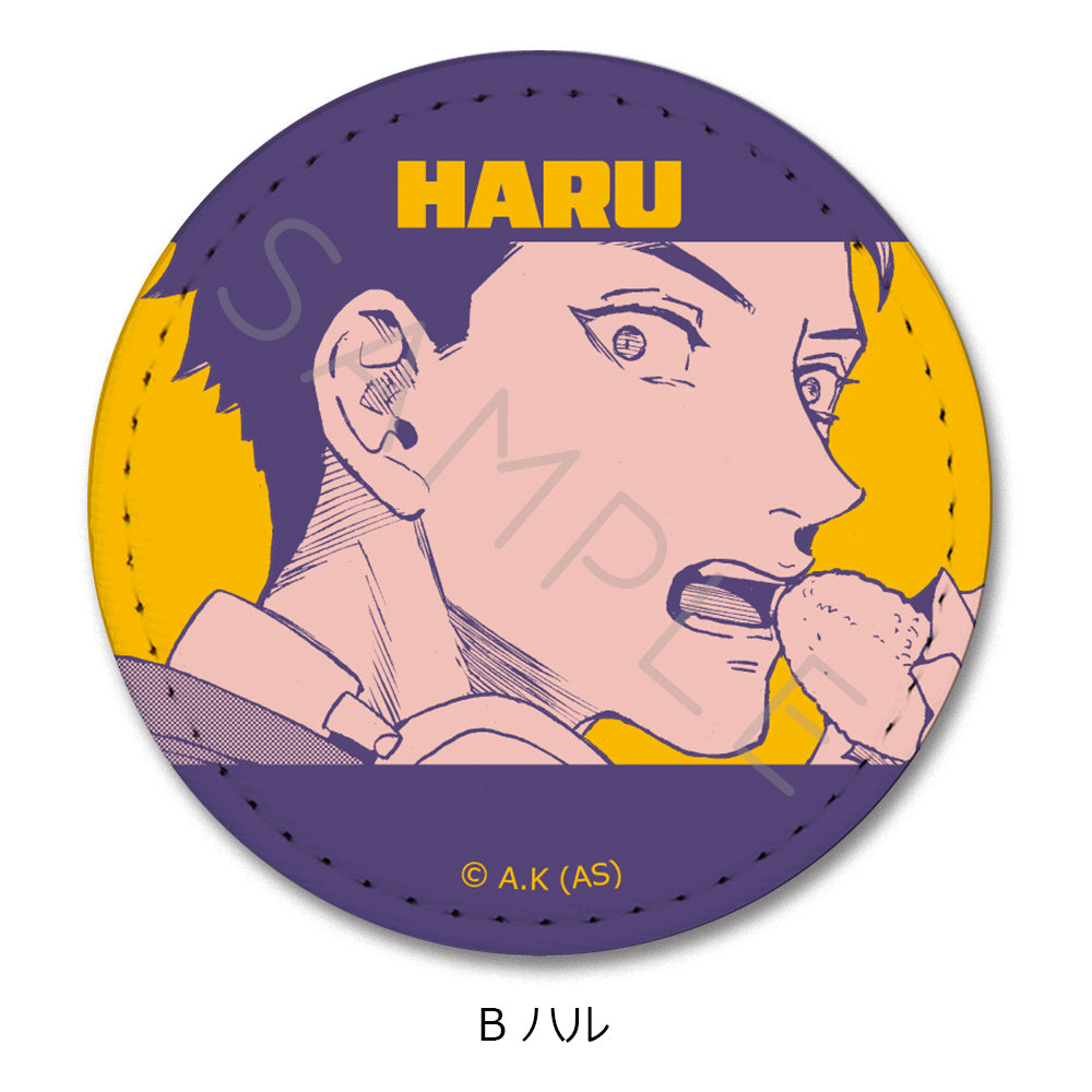 『冥王の柘榴』レザーバッジ(丸形) B ハル