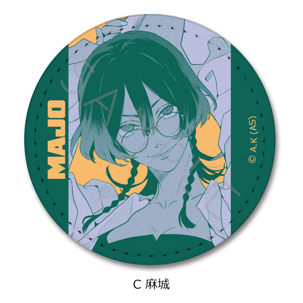 『冥王の柘榴』レザーバッジ(丸形) C 麻城