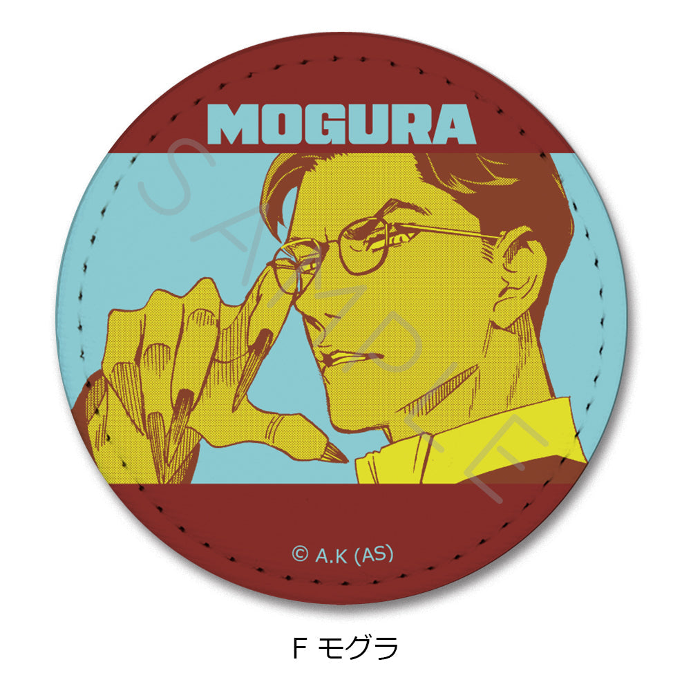 『冥王の柘榴』レザーバッジ(丸形) F モグラ