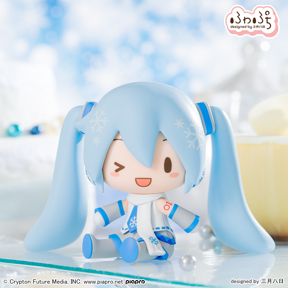 『初音ミクシリーズ』ふわぷち デフォルメフィギュア 雪ミク