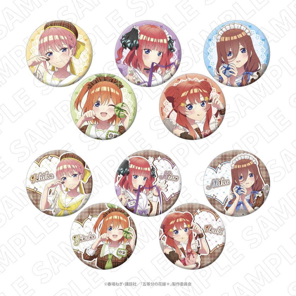 五等分の花嫁*』3 o'clock トレーディング缶バッジ【BOX