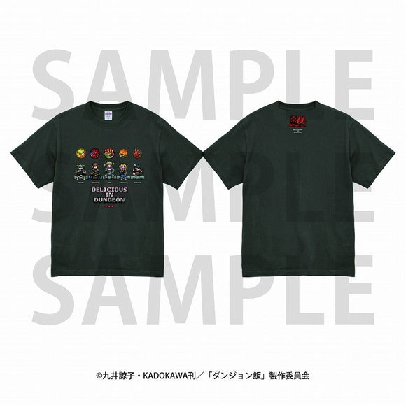 『ダンジョン飯』Tシャツ ピクセルアート! Lサイズ