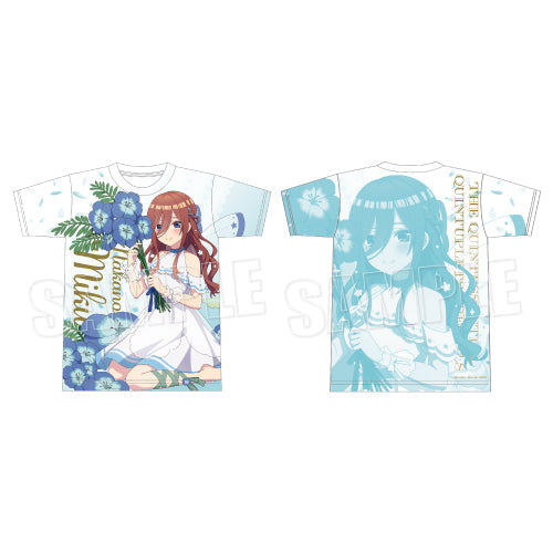 『五等分の花嫁∽』フルグラフィックTシャツ Flower Fairy Ver. 中野三玖