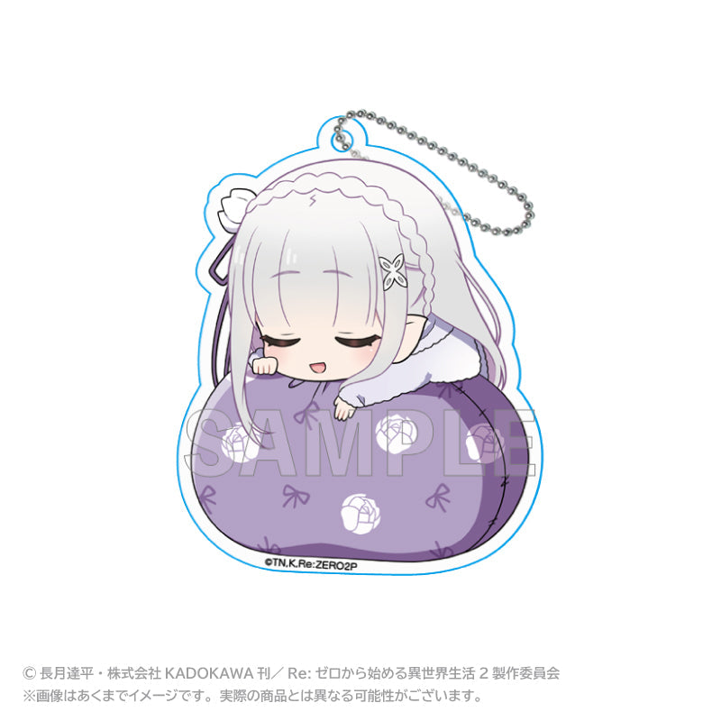 『Re:ゼロから始める異世界生活』アクリルキーホルダー(ふわみんVer.) エミリア【202506再販】