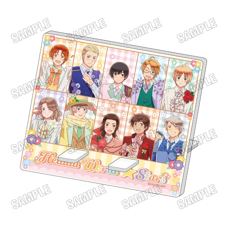 ヘタリア World☆Stars』描き下ろし缶バッジコレクション【フラワー