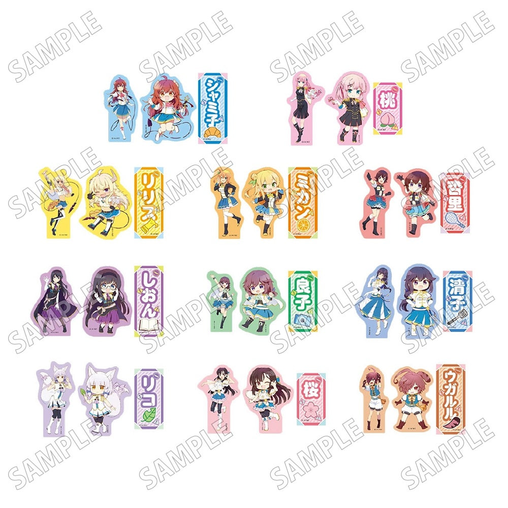 『まちカドまぞく 2丁目』ステッカーコレクション【マーチングver.】【BOX】