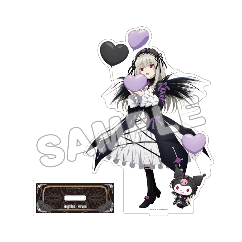 ローゼンメイデン 水銀燈×クロミ アクリルブロック サンリオコラボ ローゼンメイデン×サンリオキャラクターズ』アクリルブロック