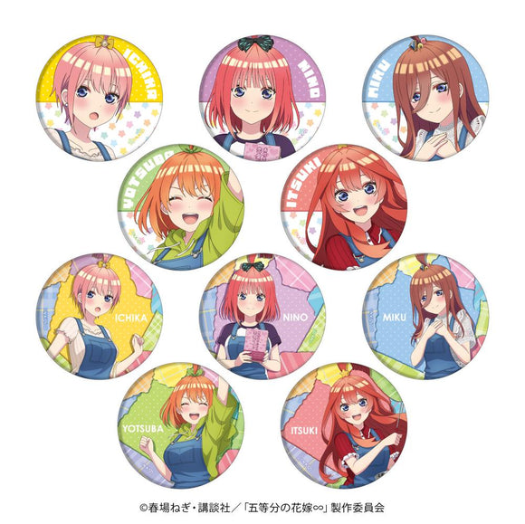 『五等分の花嫁∽』缶バッジ06/らいはコーデver. BOX(全10種)(描き下ろしイラスト)