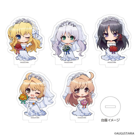 『FORTUNE ARTERIAL』アクリルぷちスタンド01/ウェディングドレスver. BOX(全5種)(ミニキャライラスト)