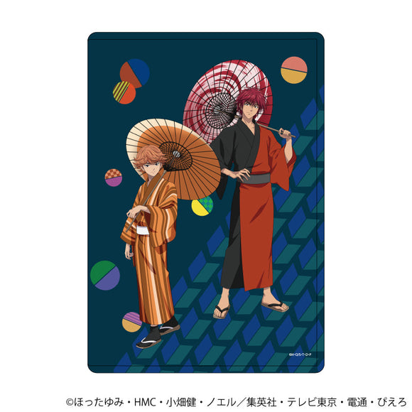 『ヒカルの碁』キャラクリアケース18/加賀&三谷 番傘ver.(描き下ろしイラスト)
