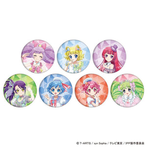 『プリパラ』ホログラム缶バッジ(57mm)01/BOX(全7種)(描き下ろしイラスト)