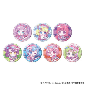 『プリパラ』ホログラム缶バッジ(57mm)02/BOX(全7種)(ミニキャライラスト)