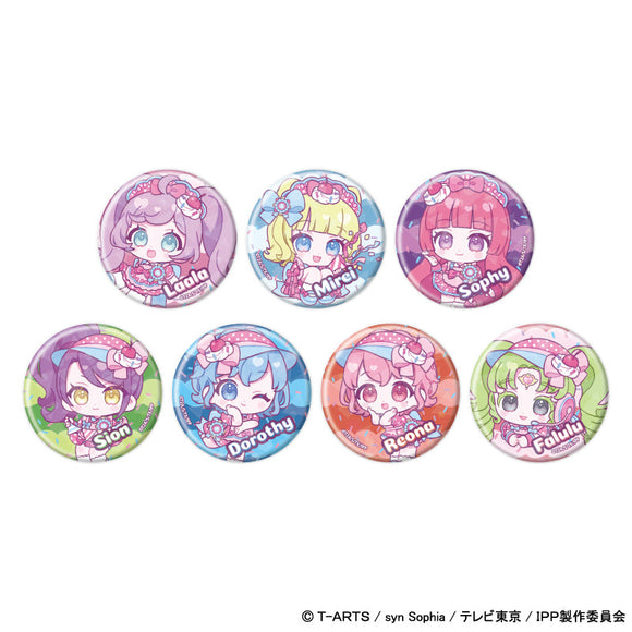 『プリパラ』ホログラム缶バッジ(57mm)02/BOX(全7種)(ミニキャライラスト)