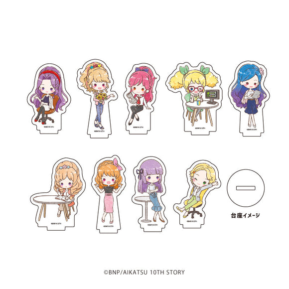 『アイカツ！』アクリルぷちスタンド06/オフィスガールver. BOX(全9種)(グラフアートイラスト)