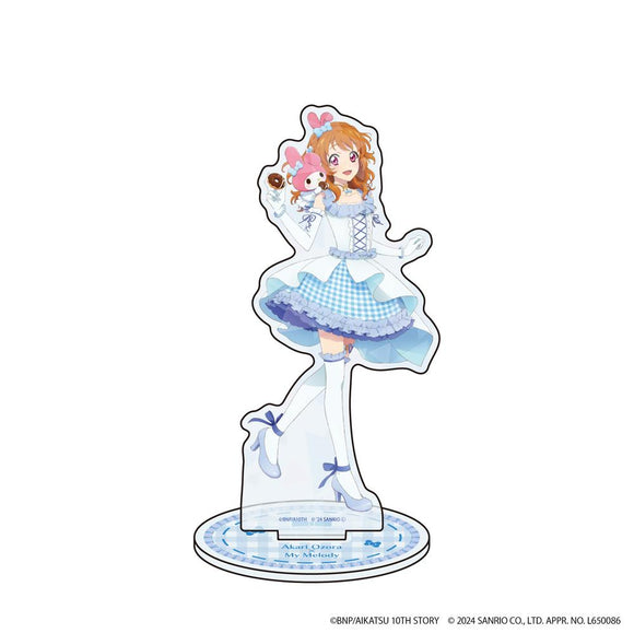 『アイカツ!シリーズ×サンリオキャラクターズ』ホログラムアクリルスタンド02/大空 あかり×マイメロディ(等身イラスト)