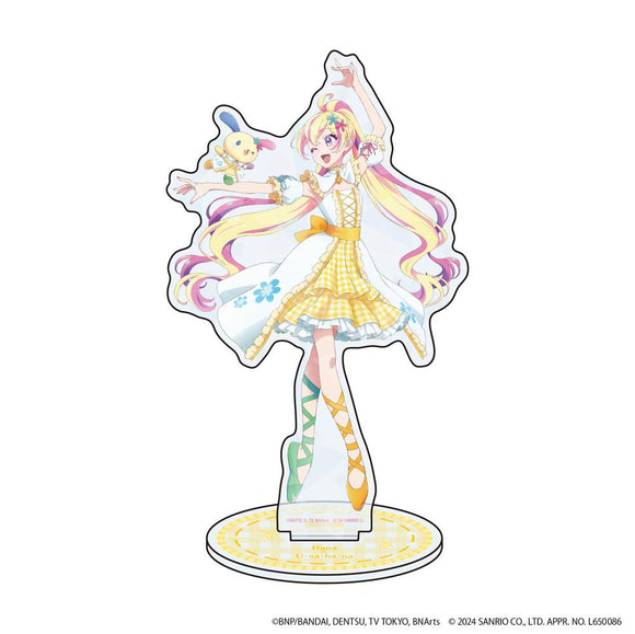 『アイカツ!シリーズ×サンリオキャラクターズ』ホログラムアクリルスタンド07/ハナ×ウサハナ(等身イラスト)