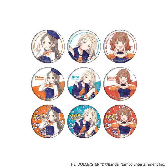 『学園アイドルマスター』ホログラム缶バッジ(57mm)01/シミラールック衣装ver. BOX(全9種)(描き下ろしイラスト)