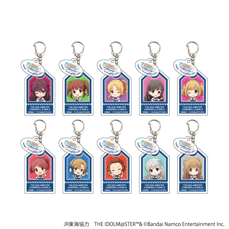 『JR東海×アイドルマスターシリーズ TR@VEL MEDLEY!!!!!! with CINDERELLA GIRLS』アクリルキーホルダー02/(全10種) コンプリートセット